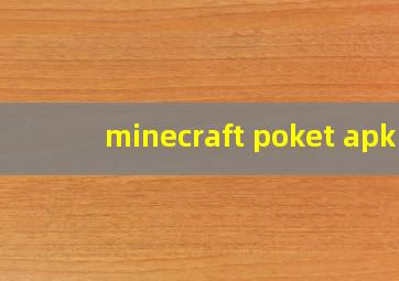 minecraft poket apk